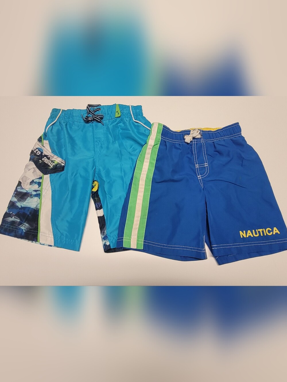 Boys Swim Trunks, Size 5/6, Mixed Lot Of 2, Brands: Nautica and Zeroxposur